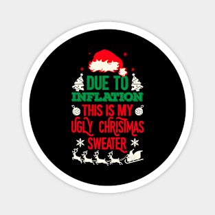 Funny Christmas Ugly Gift Magnet